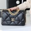 i1646446845_477_0.jpg CHANEL Flap 19bag 30CM黑色金扣 AS1161