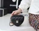 CHANEL 2022cc春夏爆款爱心包 AP2784黑色