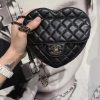 CHANEL 2022cc春夏爆款爱心包 AS3191黑色