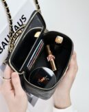 CHANEL 2022cc 春夏系列手柄长盒子 AP2805黑色