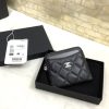CHANEL 22新款细球零钱包卡包 AP2086黑色/银扣
