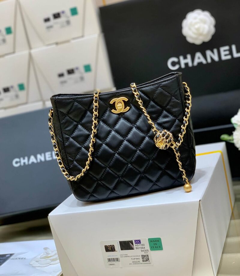 CHANEL 2022cc春夏系列金球hobo嬉皮包 AS3259