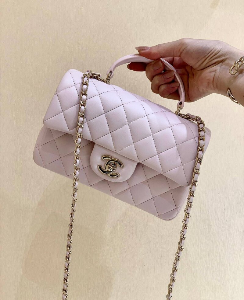 CHANEL CF 手腕大mini AS2431樱花粉