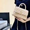 i1649945799_2476_0.jpg CHANEL coco handle 23CM 22P新版本 A92990奶茶色/香槟色五金