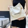 i1650680004_3634_0.jpg CHANEL 2022cc 春夏火爆22 bag 垃圾袋 AS3260白色/黑logo