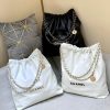 i1650791661_1606_0.jpg CHANEL 2022cc 春夏火爆22 bag 垃圾袋 AS3262白色黑logo