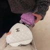 CHANEL 2022cc春夏爆款爱心包 AS3191白色