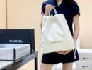 CHANEL香奈儿 2022cc 22 bag 双背包 AS3313白色金扣