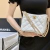 CHANEL香奈儿 2022cc 春夏系列hobo腋下包 AS3223白色