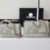 i1654586719_1886_0.jpg CHANEL Flap 19bag 30CM灰色银扣 AS1161