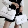 i1654587128_802_0.jpg CHANEL Flap 19bag 30CM白色银扣 AS1161