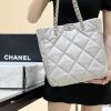CHANEL 19 bag tote购物包 AS3519灰色