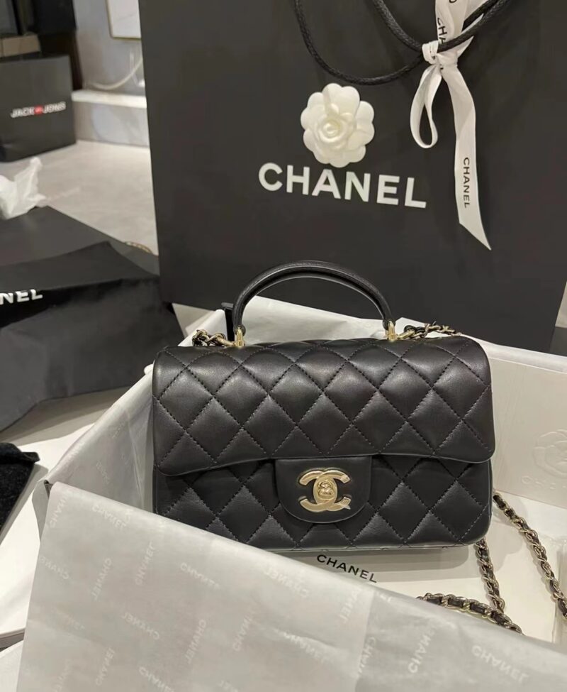 CHANEL 手柄cf mini handle AS2431黑色 - Image 2
