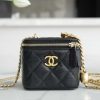 CHANEL 23P爱心调节扣小盒子 AP3203黑色