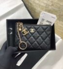 CHANEL 进口球纹卡包 钥匙扣 零钱包 A69253金扣