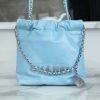 CHANEL 23A 22Mini bag 浅蓝银扣 AS3980