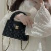 CHANEL 23K 秋冬系列 Kelly包 AS4416黑色