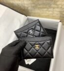 Chanel 原单进口羊皮卡包 A31510羊皮/金扣