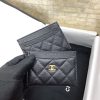 Chanel 原单进口球纹卡包 A31510黑色/金扣