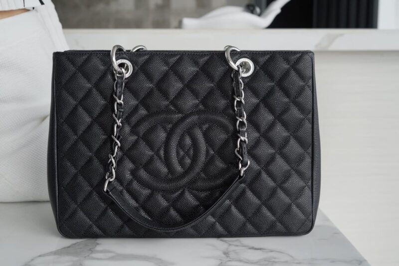 CHANEL Grand Shopping Tote GTS 托特包 A50995黑色金扣