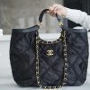 CHANEL 22P 春夏新品尼龙链条购物袋 AS2993