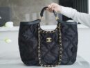 CHANEL 22P 春夏新品尼龙链条购物袋 AS2993