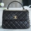 CHANEL 22ss Trendy cc 浮雕款正品皮口盖包 A92236 B08027 94305
