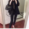 CHANEL Trendy cc 25 经典款羊皮菱格口盖包 A92236黑色金扣
