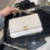 CHANEL 22k 新款WOC链条包 AP3019白色