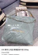 CHANEL 22 小号手袋 AS3260雾霾蓝