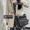 CHANEL Gabrielle 菱格黑色大号流浪包 A93824