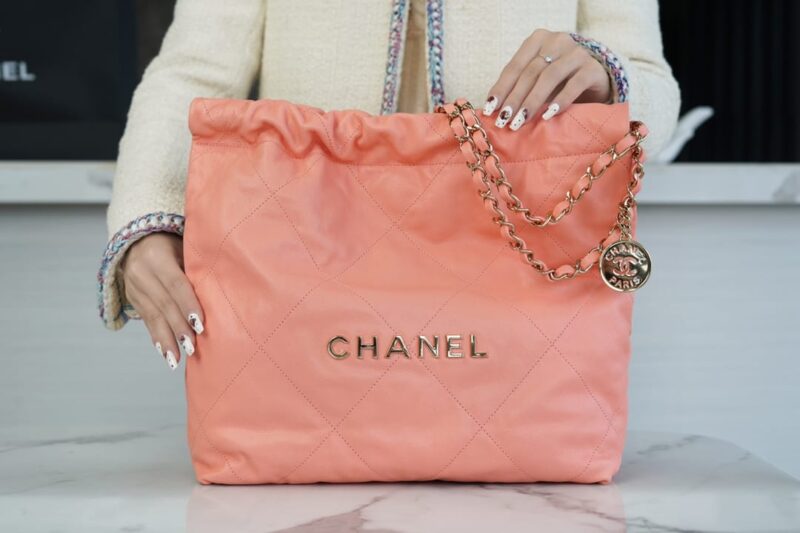 CHANEL 22 手袋 AS3261淡橙色