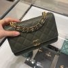 CHANEL 22k 新款WOC链条包 AP3019古巴绿