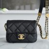 wsxc1670952152943_0.jpg CHANEL CF 17CM 方胖子 高级手工坊金币口盖包 AS3368黑色