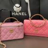 CHANEL 22P 新款手柄WOC AP2804珊瑚粉