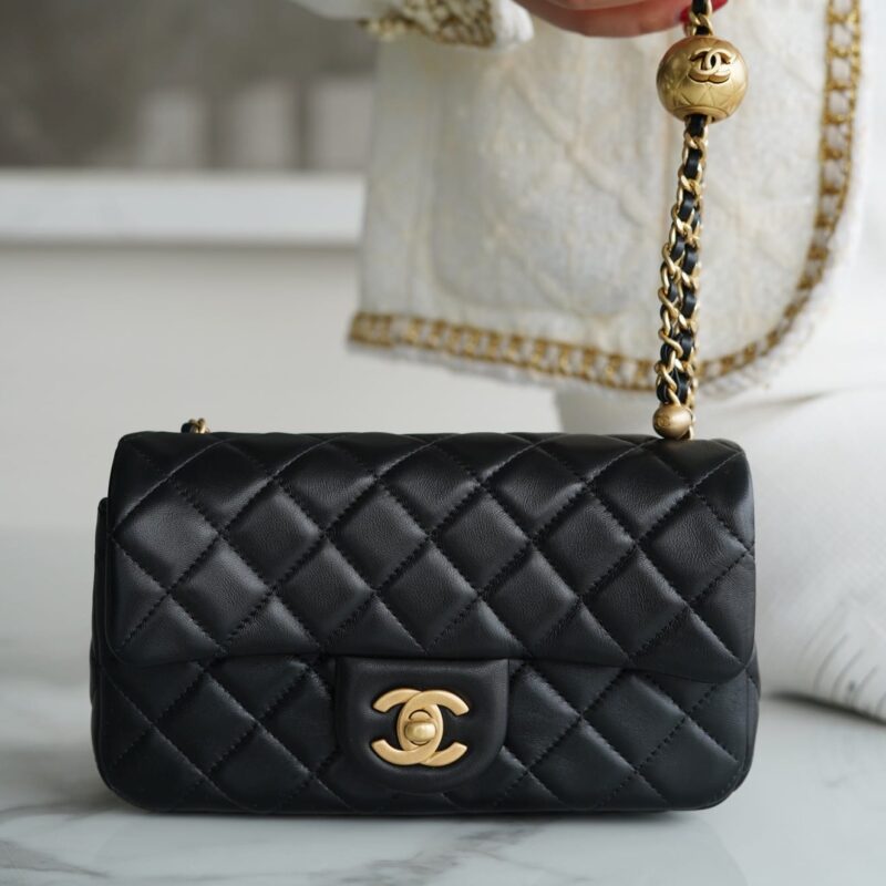 CHANEL CF20CM大Mini金属球口盖包 AS1787