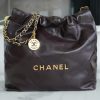 wsxc1672263855523_1.jpg CHANEL 22 小号手袋 AS3260巧克力色/金扣