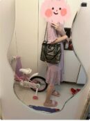 CHANEL 22 小号手袋 AS3260金属灰