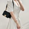 CHANEL 大球纹牛皮 Leboy 20 翻盖包 A67085黑色/金扣