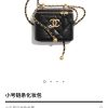 CHANEL 双金球Mini盒子包 AP2292黑色