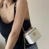 CHANEL 双金球Mini盒子包 AP2292白色