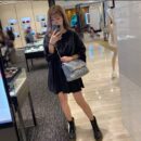 CHANEL 中号30CM 19BAG AS1161浅灰/金扣