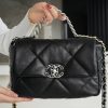 wsxc1677612015565_0.jpg CHANEL 小号 19BAG AS1160黑色/银扣