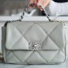 wsxc1677613652563_1.jpg CHANEL 小号26CM 19BAG AS1160奶绿灰/银扣