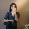 wsxc1677616546146_0.jpg CHANEL CF Classic flap 25CM 进口皮细球纹口盖包 A01112黑色/银扣