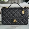 wsxc1678124009053_0.jpg CHANEL 22K 邮差豆腐包 AS3653黑色
