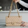 wsxc1678462157113_0.jpg CHANEL CF Classic flap 25CM 正品皮鱼子酱 中号 杏色 A01112
