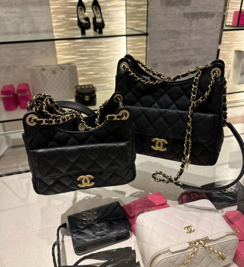 CHANEL 23C早春度假系列 天猫精灵球纹中号流浪包 AS3690 - Image 2