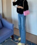 CHANEL 23p爱心调节扣链条 黑金 方胖子 AS3829粉色