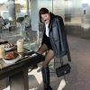 wsxc1680118804375_0.jpg CHANEL CF Classic flap 25CM 原厂荔枝纹牛皮中号黑色银扣 A01112